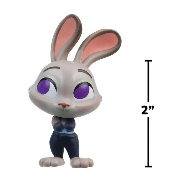 Disney Zootopia 2 Movie Mystery Tails 2" JUDY HOPPS & Mystery Figure Set - Picture 2 of 9